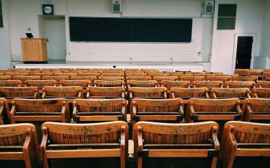 An empty classroom