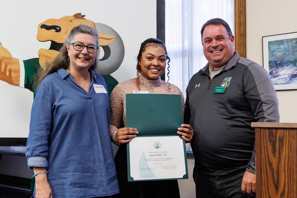 Student Award Recipient at the Alumni Achievement Awards