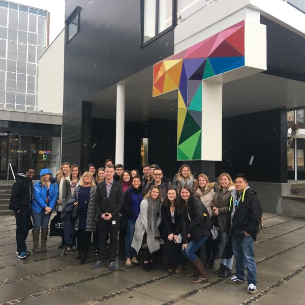 Delaware Valley University students visit Tradium in Denmark.