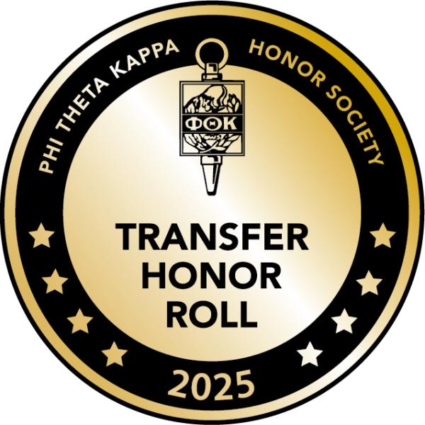 Transfer Honor Roll Gold Badge