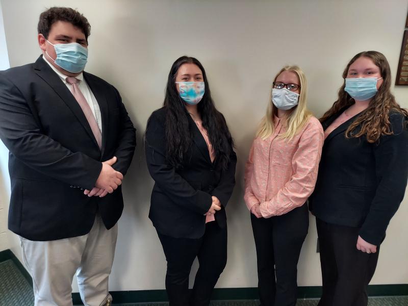 Delaware Valley University students participated in Dairy Challenge.
