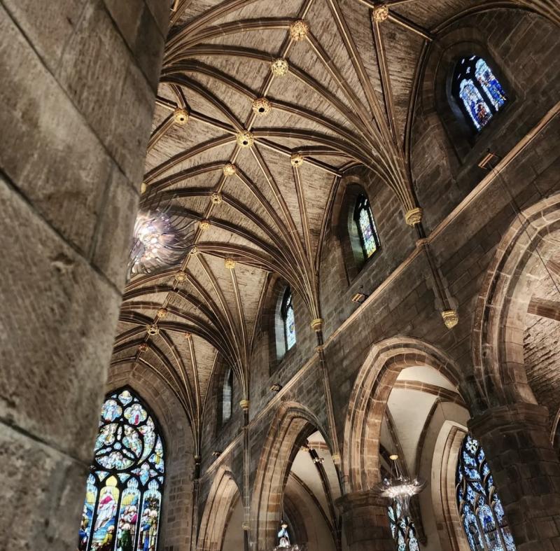 Church ceiling